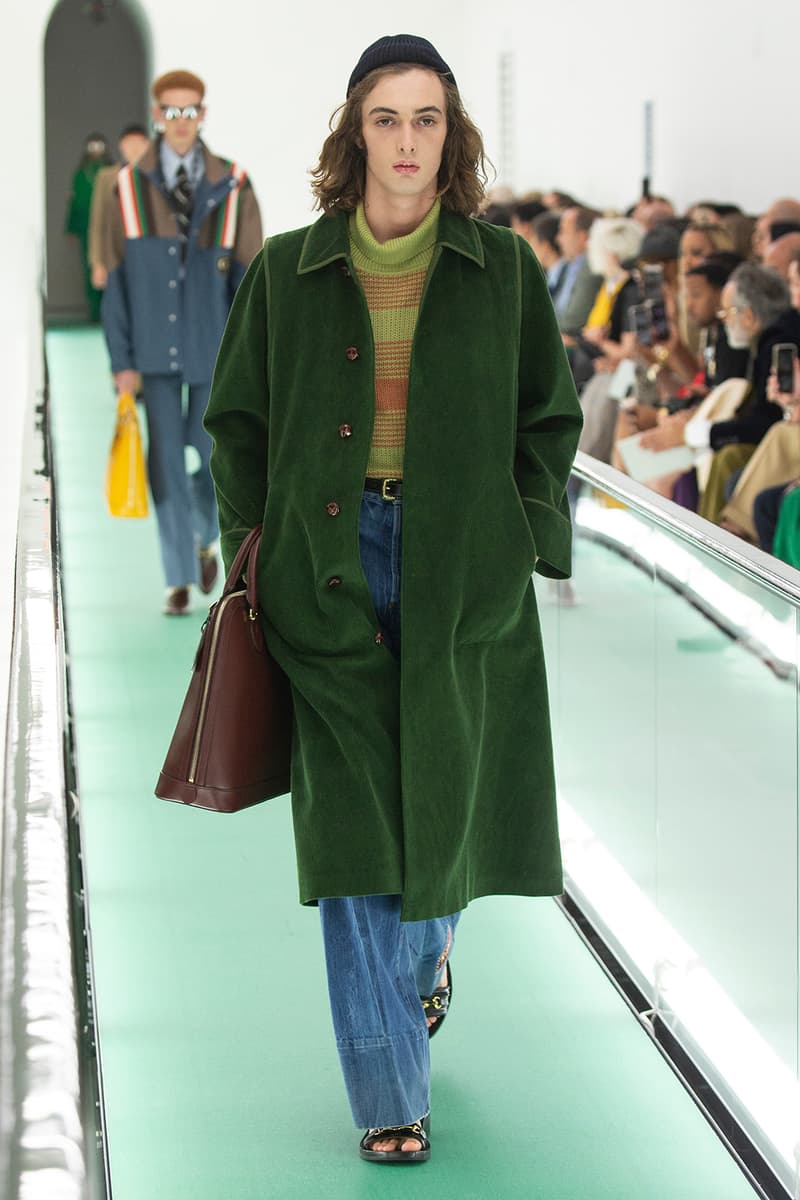 gucci spring summer 2020 ss20 milan fashion week stripped back protest mental health orgasmique erotique michel foucault first look collection show runway