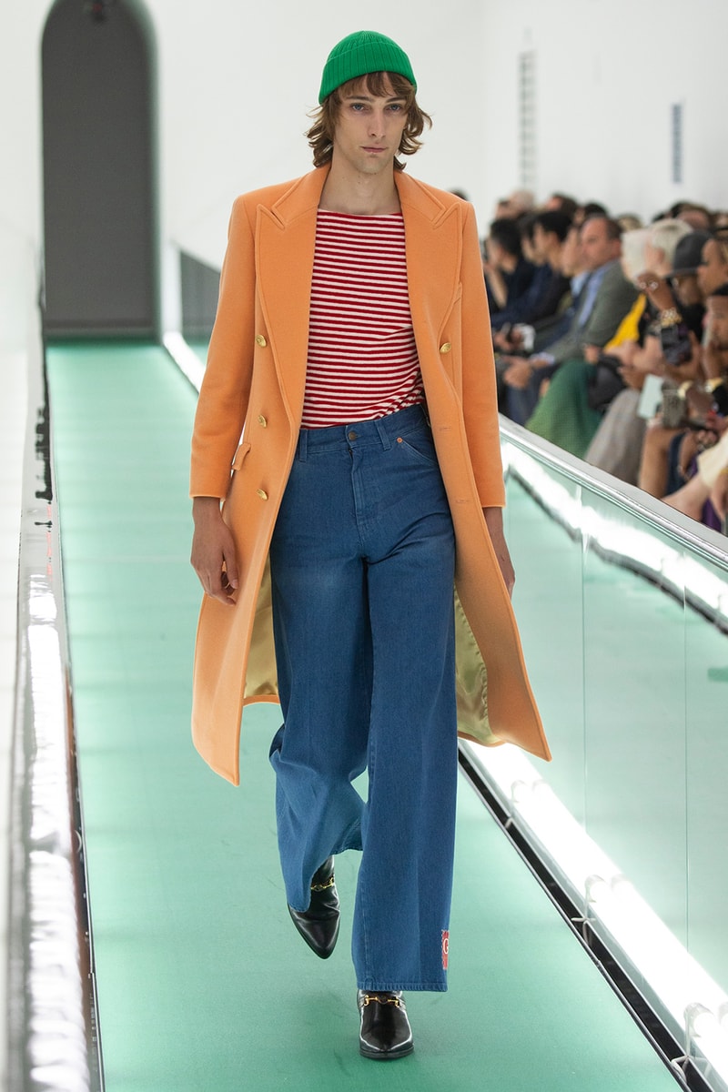 gucci spring summer 2020 ss20 milan fashion week stripped back protest mental health orgasmique erotique michel foucault first look collection show runway