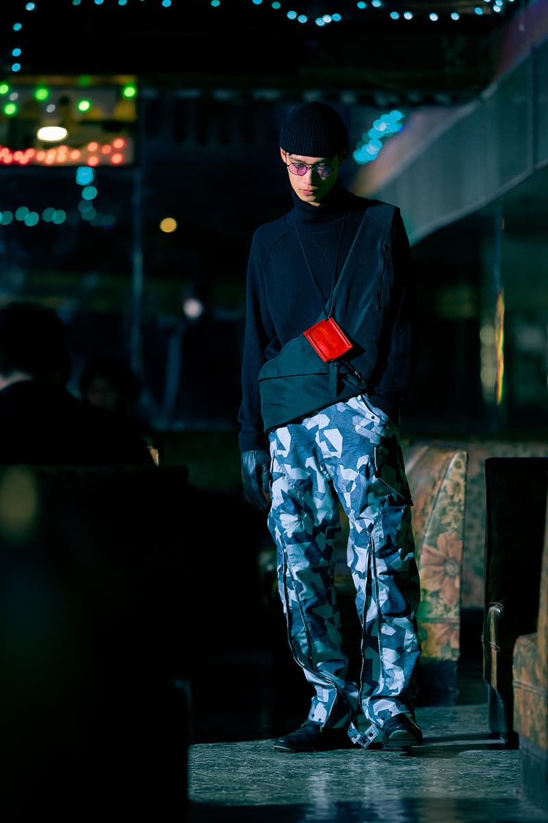 Guerrilla Group FW19 "ENDLESS RAIN" Lookbook collection techwear technical apparel streetwear taiwanese brand retrofuture DYNEEMA CORDURA PROTEC THERMOTRON XPAC fabrics Swedish M90 Camouflage 3l fabrics waterproof asian crime cinema dystopia