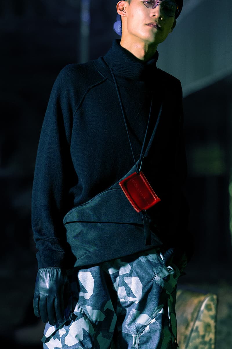 Guerrilla Group FW19 "ENDLESS RAIN" Lookbook collection techwear technical apparel streetwear taiwanese brand retrofuture DYNEEMA CORDURA PROTEC THERMOTRON XPAC fabrics Swedish M90 Camouflage 3l fabrics waterproof asian crime cinema dystopia