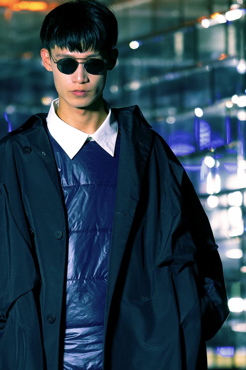 Guerrilla Group FW19 "ENDLESS RAIN" Lookbook collection techwear technical apparel streetwear taiwanese brand retrofuture DYNEEMA CORDURA PROTEC THERMOTRON XPAC fabrics Swedish M90 Camouflage 3l fabrics waterproof asian crime cinema dystopia