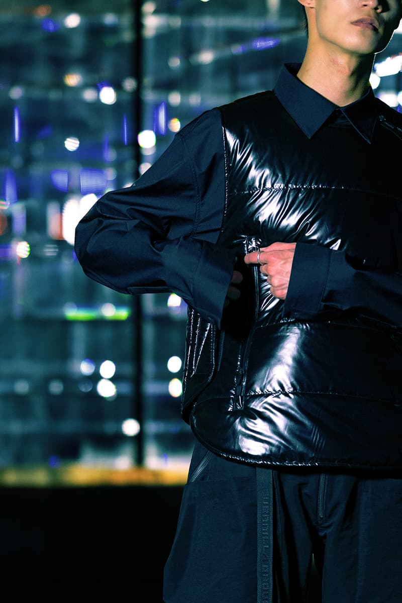 Guerrilla Group FW19 "ENDLESS RAIN" Lookbook collection techwear technical apparel streetwear taiwanese brand retrofuture DYNEEMA CORDURA PROTEC THERMOTRON XPAC fabrics Swedish M90 Camouflage 3l fabrics waterproof asian crime cinema dystopia