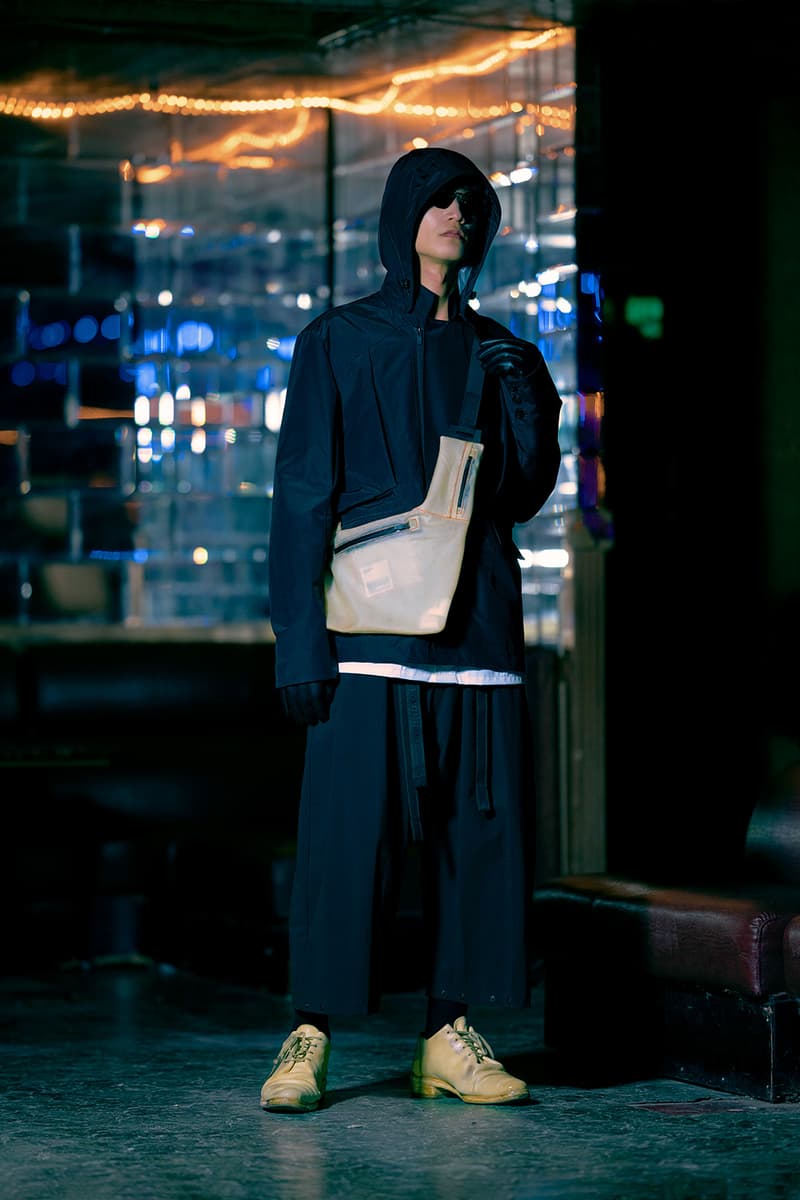 Guerrilla Group FW19 "ENDLESS RAIN" Lookbook collection techwear technical apparel streetwear taiwanese brand retrofuture DYNEEMA CORDURA PROTEC THERMOTRON XPAC fabrics Swedish M90 Camouflage 3l fabrics waterproof asian crime cinema dystopia