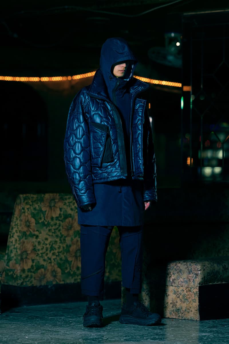 Guerrilla Group FW19 "ENDLESS RAIN" Lookbook collection techwear technical apparel streetwear taiwanese brand retrofuture DYNEEMA CORDURA PROTEC THERMOTRON XPAC fabrics Swedish M90 Camouflage 3l fabrics waterproof asian crime cinema dystopia