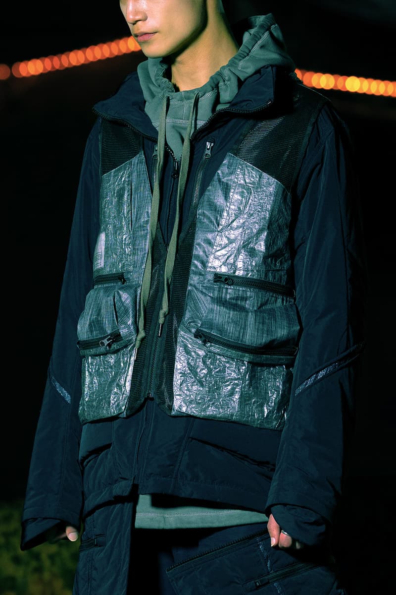 Guerrilla Group FW19 "ENDLESS RAIN" Lookbook collection techwear technical apparel streetwear taiwanese brand retrofuture DYNEEMA CORDURA PROTEC THERMOTRON XPAC fabrics Swedish M90 Camouflage 3l fabrics waterproof asian crime cinema dystopia