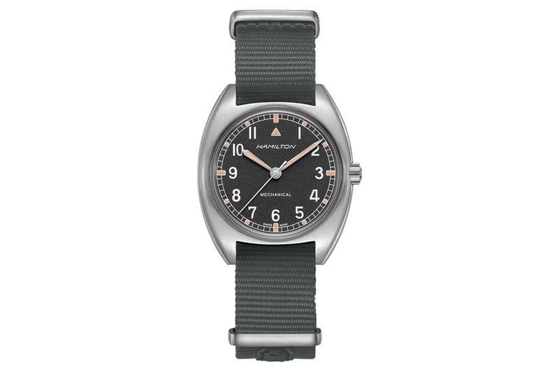 Hamilton Reimagines Its '70s British Military W10 With New Khaki Pilot Pioneer