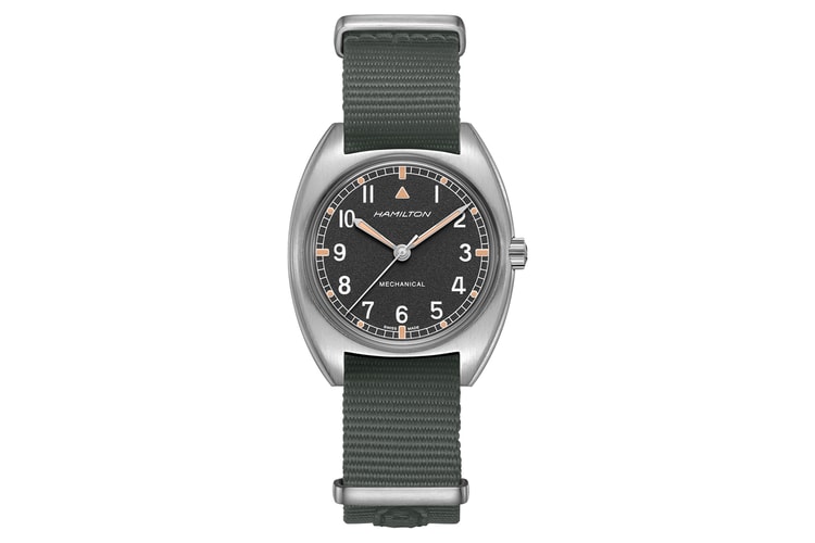 Hamilton Reimagines Its '70s British Military W10 With New Khaki Pilot Pioneer