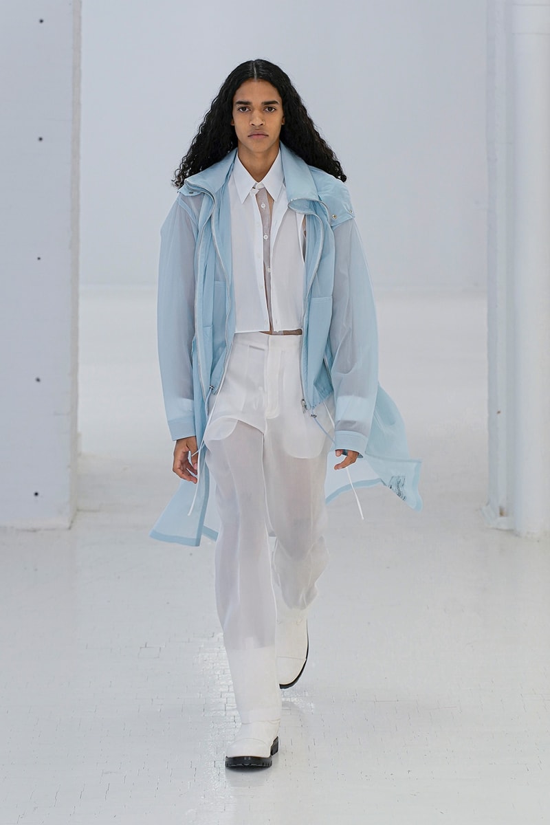 Helmut Lang SS20 Runway Collection New York Fashion Week NYFW Unisex Men Women MARK THOMAS Spring/Summer 2020 outerwear denim jeans translucent pieces