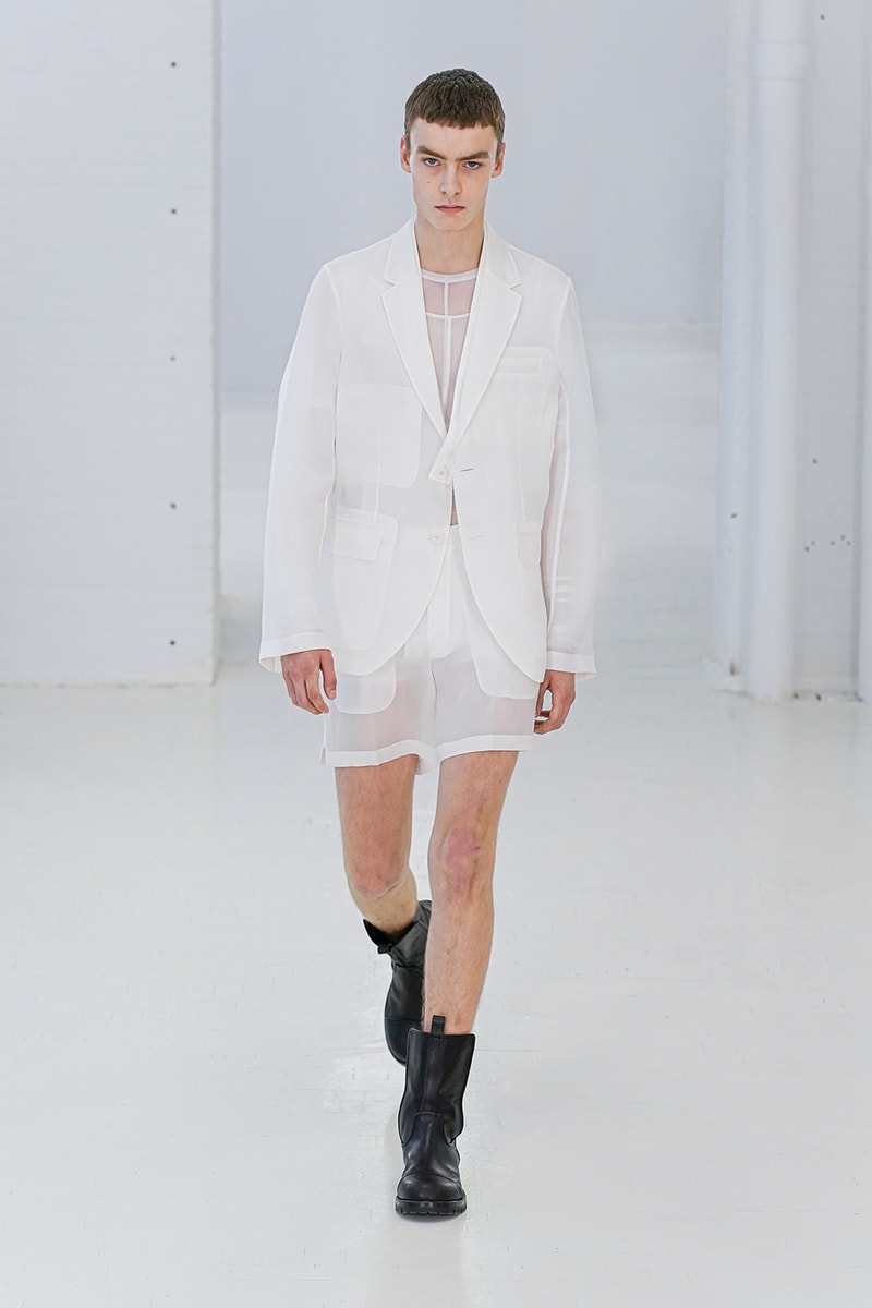 Helmut Lang SS20 Runway Collection New York Fashion Week NYFW Unisex Men Women MARK THOMAS Spring/Summer 2020 outerwear denim jeans translucent pieces