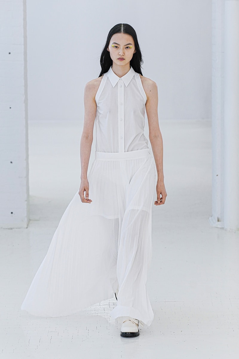 Helmut Lang SS20 Runway Collection New York Fashion Week NYFW Unisex Men Women MARK THOMAS Spring/Summer 2020 outerwear denim jeans translucent pieces