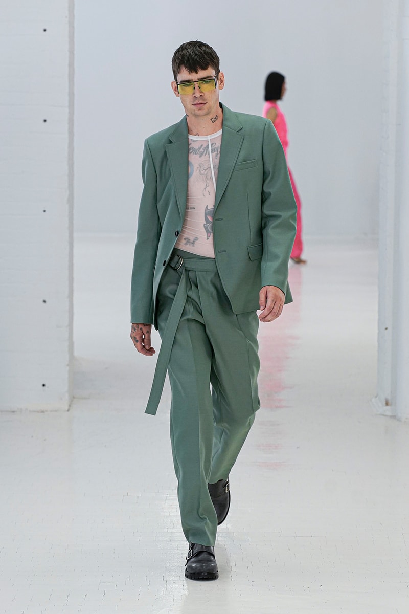 Helmut Lang SS20 Runway Collection New York Fashion Week NYFW Unisex Men Women MARK THOMAS Spring/Summer 2020 outerwear denim jeans translucent pieces