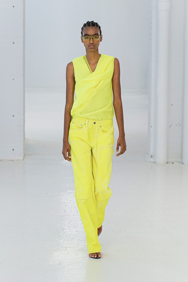 Helmut Lang SS20 Runway Collection New York Fashion Week NYFW Unisex Men Women MARK THOMAS Spring/Summer 2020 outerwear denim jeans translucent pieces