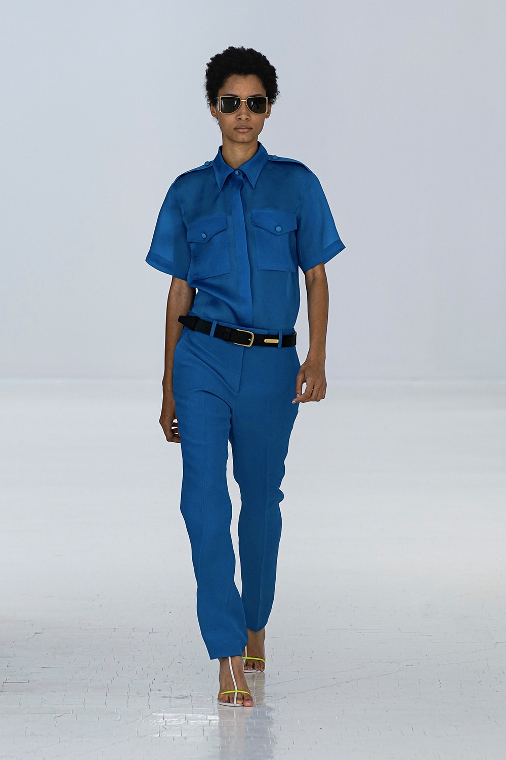 Helmut Lang SS20 Runway Collection New York Fashion Week NYFW Unisex Men Women MARK THOMAS Spring/Summer 2020 outerwear denim jeans translucent pieces