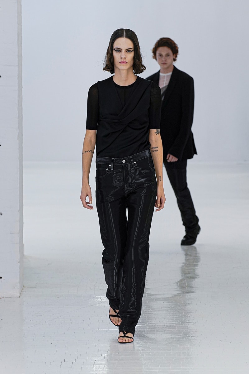 Helmut Lang SS20 Runway Collection New York Fashion Week NYFW Unisex Men Women MARK THOMAS Spring/Summer 2020 outerwear denim jeans translucent pieces