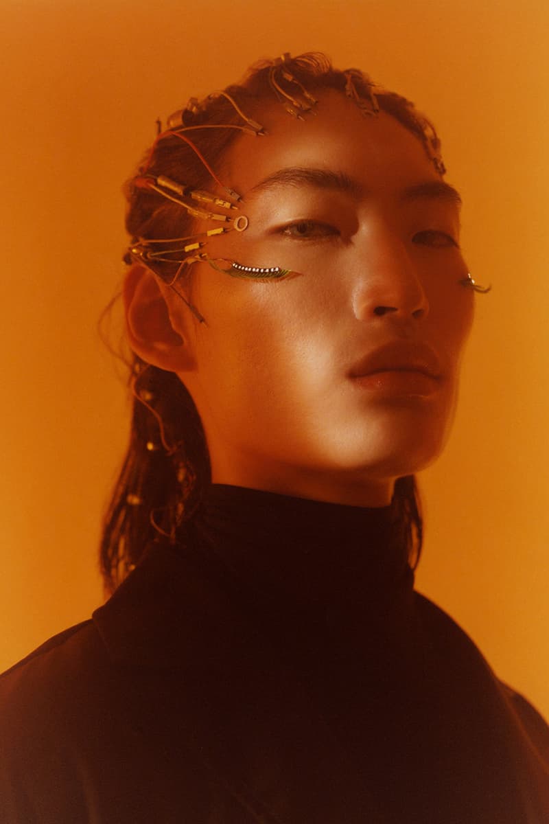 IISE FW19 "Inevitable Future" Collection Lookbook Terrence Kevin Kim Seoul Korea brand modern tradition hanbok bojagi stitching chogiseok photographer