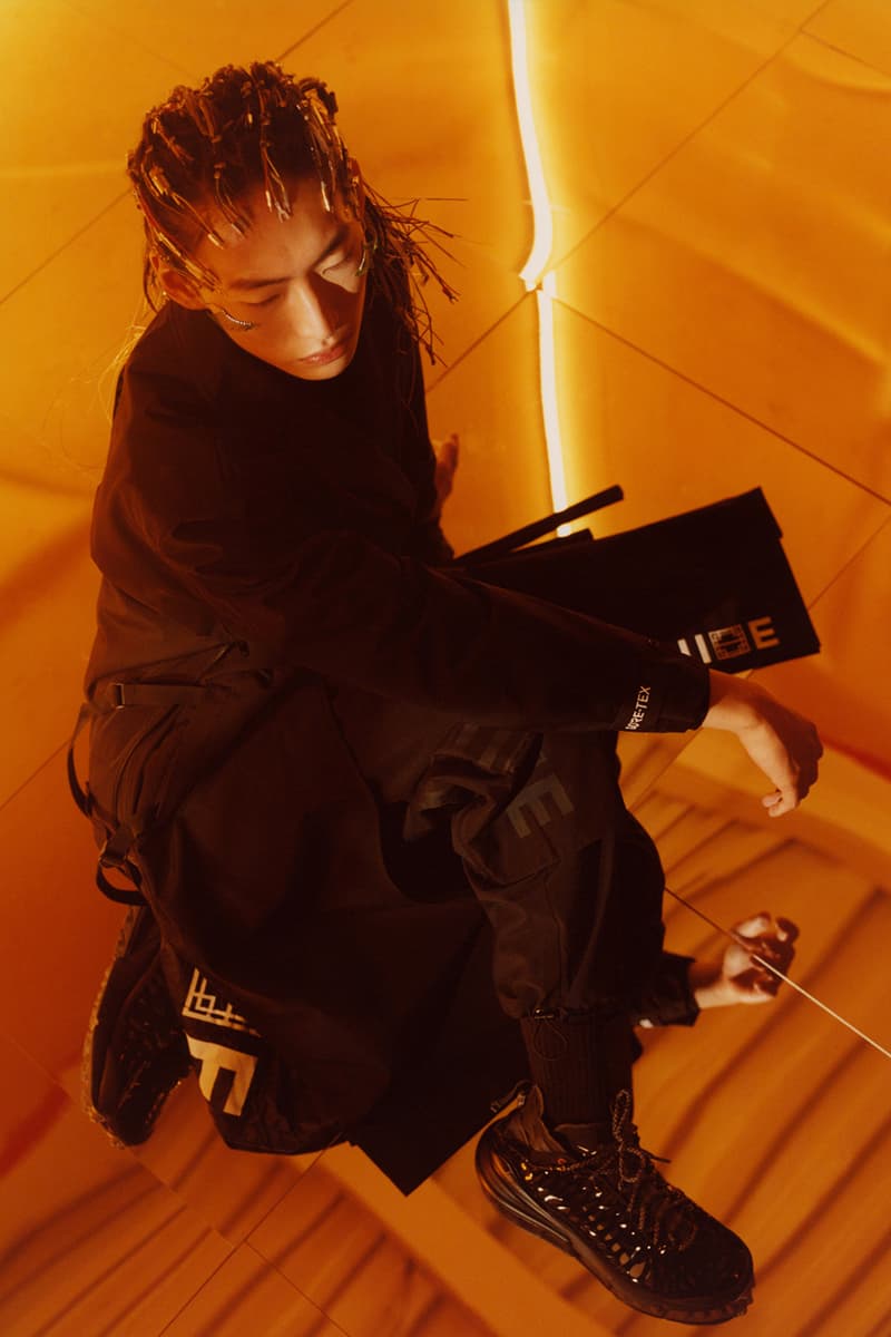 IISE FW19 "Inevitable Future" Collection Lookbook Terrence Kevin Kim Seoul Korea brand modern tradition hanbok bojagi stitching chogiseok photographer