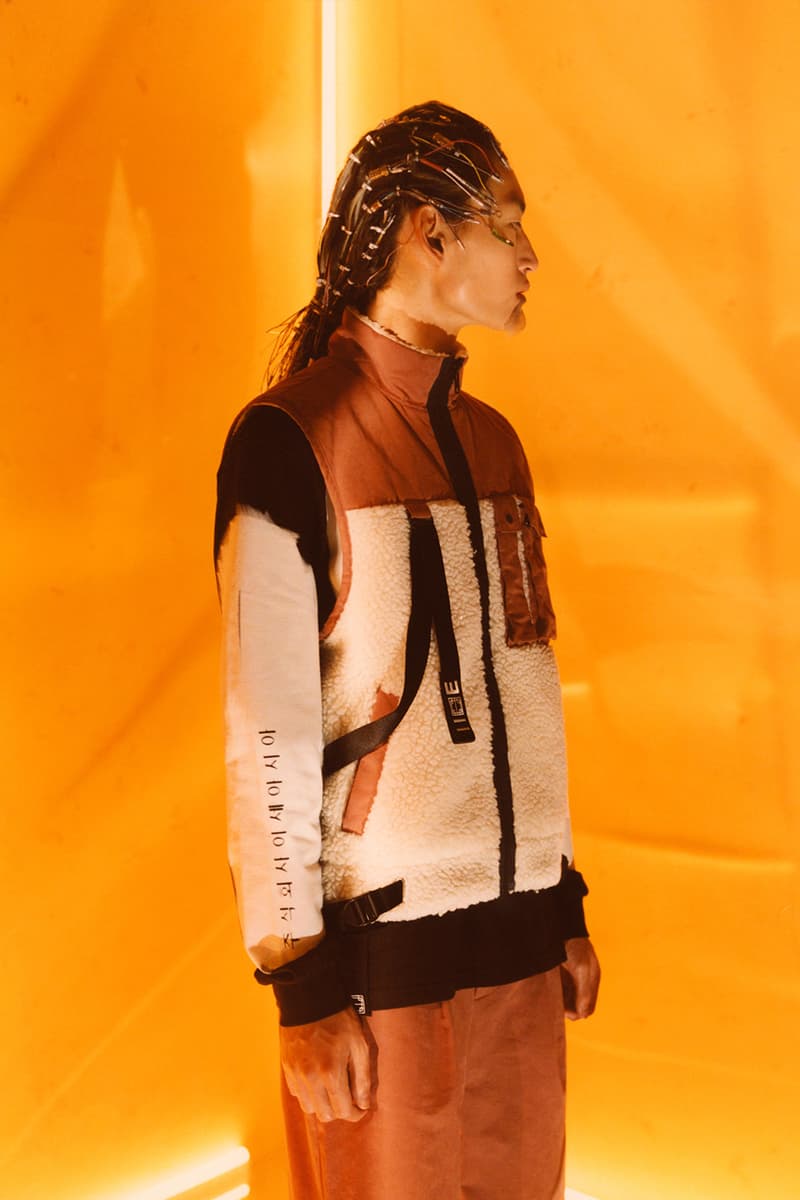 IISE FW19 "Inevitable Future" Collection Lookbook Terrence Kevin Kim Seoul Korea brand modern tradition hanbok bojagi stitching chogiseok photographer