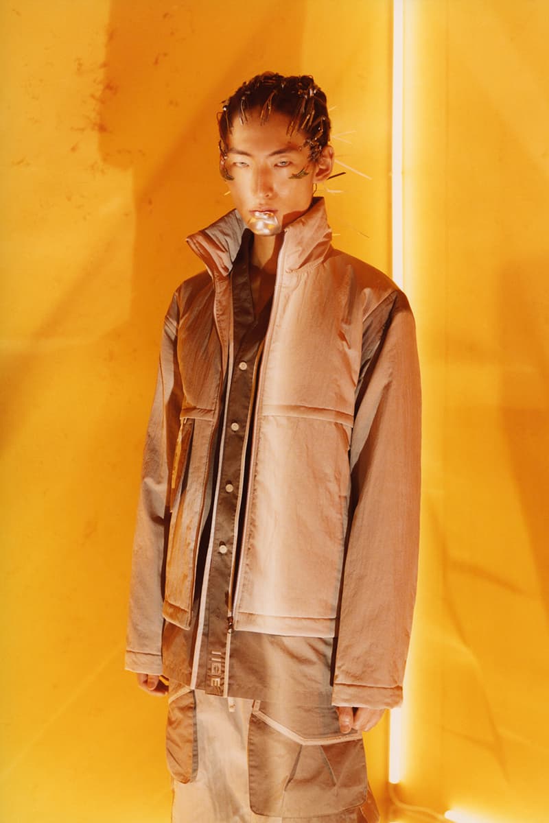 IISE FW19 "Inevitable Future" Collection Lookbook Terrence Kevin Kim Seoul Korea brand modern tradition hanbok bojagi stitching chogiseok photographer