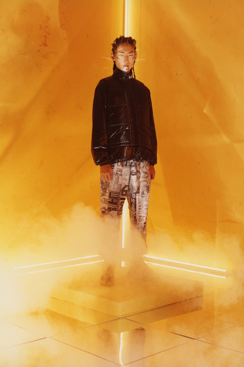 IISE FW19 "Inevitable Future" Collection Lookbook Terrence Kevin Kim Seoul Korea brand modern tradition hanbok bojagi stitching chogiseok photographer