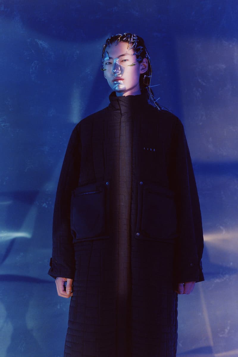 IISE FW19 "Inevitable Future" Collection Lookbook Terrence Kevin Kim Seoul Korea brand modern tradition hanbok bojagi stitching chogiseok photographer