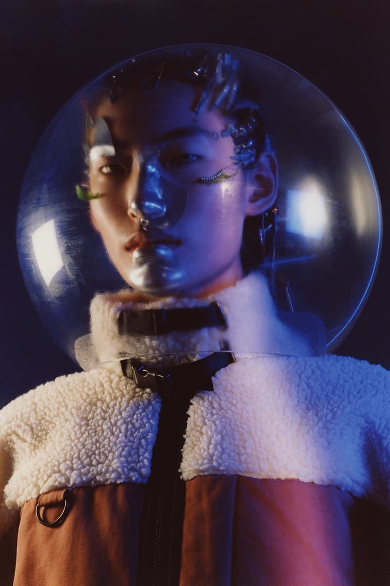 IISE FW19 "Inevitable Future" Collection Lookbook Terrence Kevin Kim Seoul Korea brand modern tradition hanbok bojagi stitching chogiseok photographer