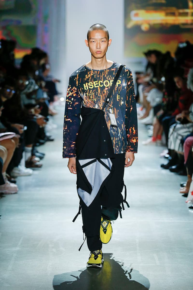 IISE Spring/Summer 2020 Runway Collection NYFW New York Fashion Week brand streetwear contemporary menswear unisex cctv prints street fashion chaebol conglomerate concept korea terrence kevin kim