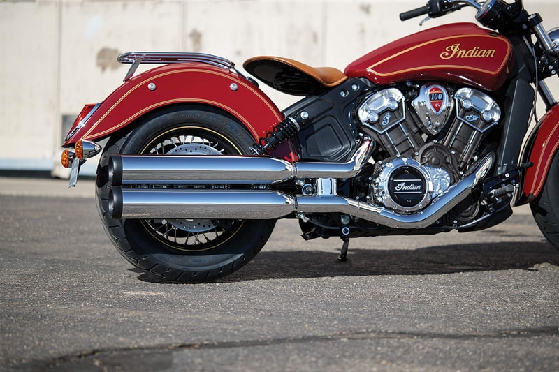 Indian Motorcycle Centenary Scout Limited Editions anniversary 100th motorbikes engineering american riding