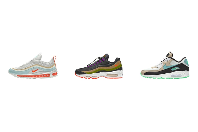 International Girl Crew Offers Up Customizable Nike By You Air Max 90, 95 & 97