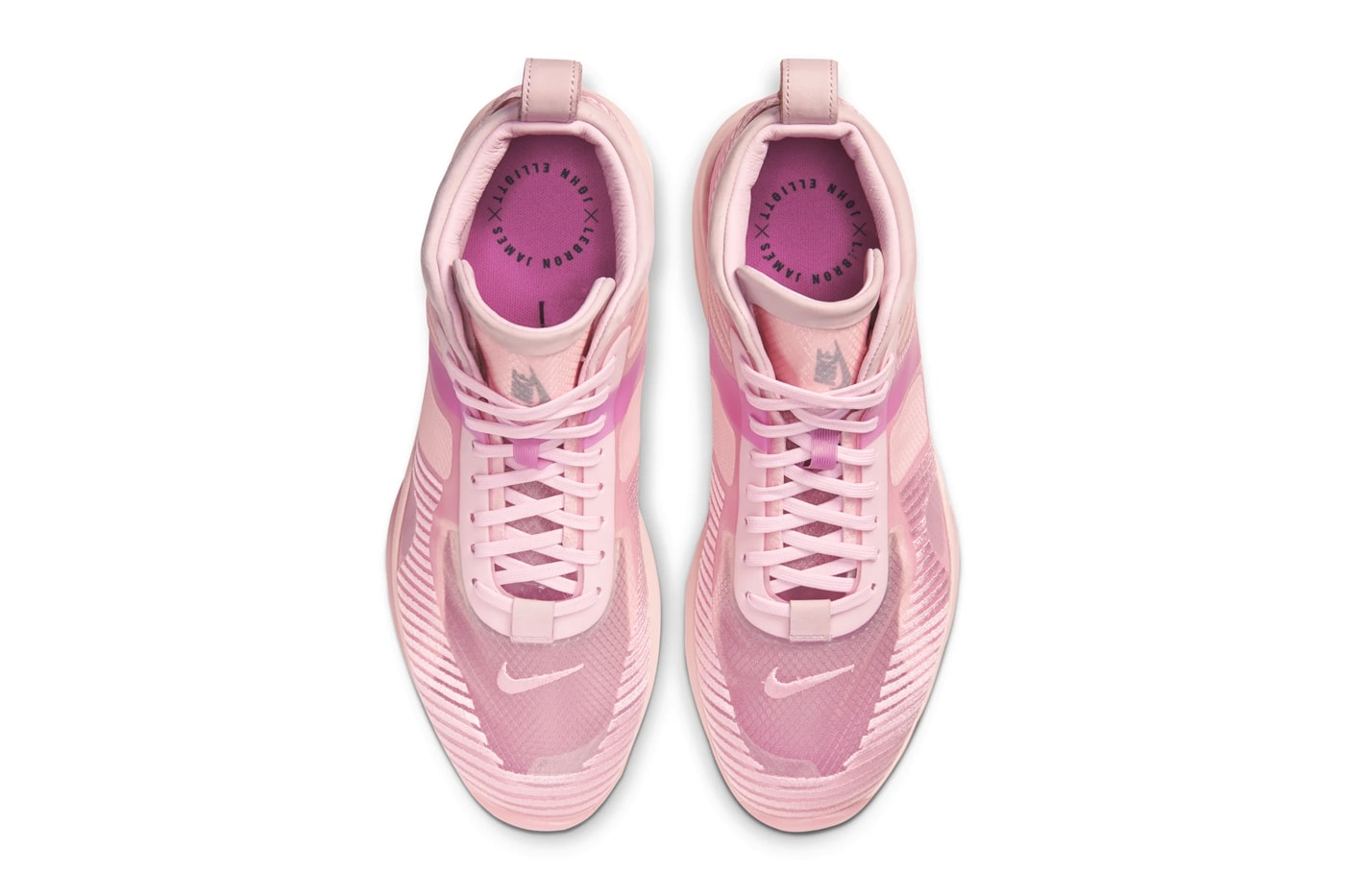 John Elliott Nike LeBron Icon Fuchsia Pink Sail Release Info Buy AQ0114-600 AQ0114-101 James Official Look