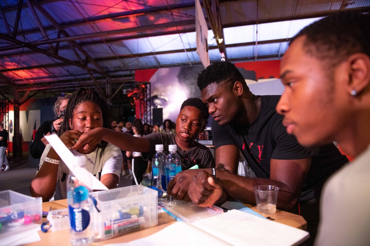 Jordan Brand UNITE Campaign Zion Williamson New Orleans Community Design Event 