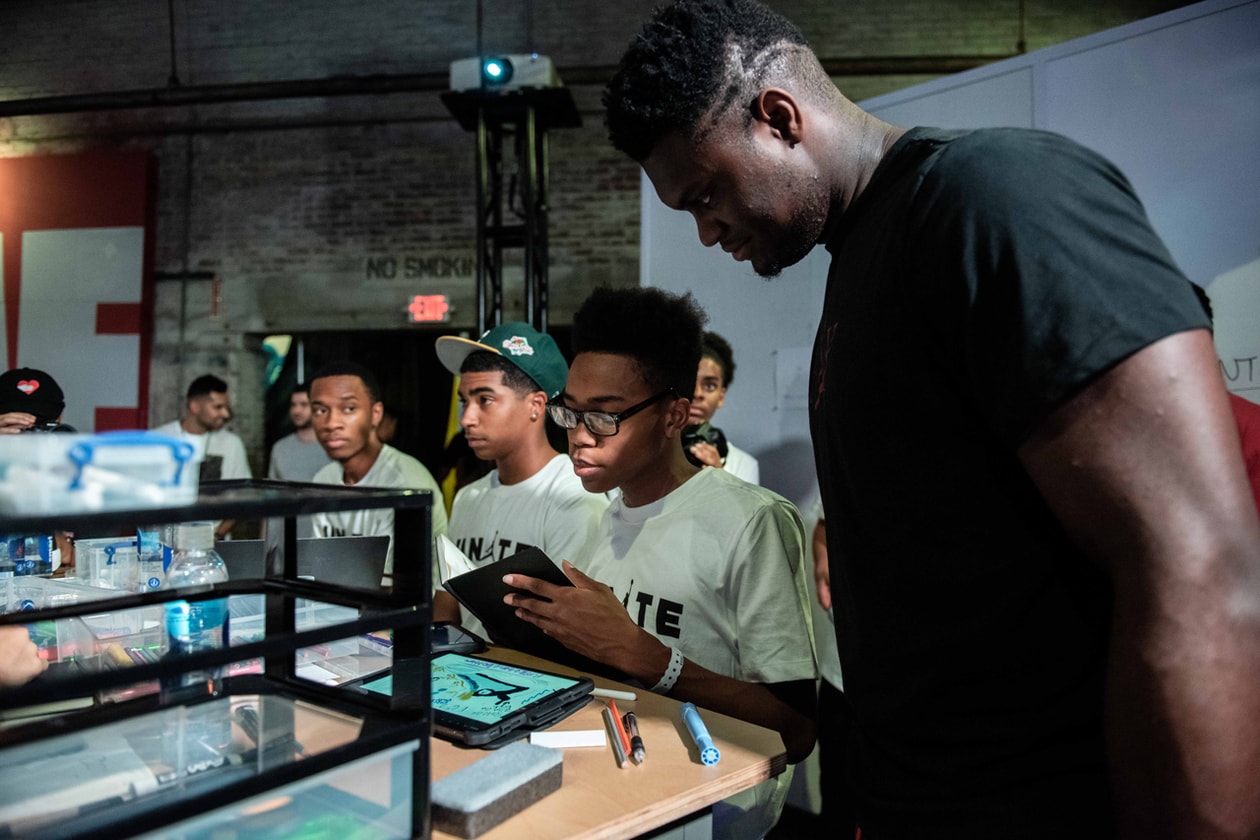 Jordan Brand UNITE Campaign Zion Williamson New Orleans Community Design Event 