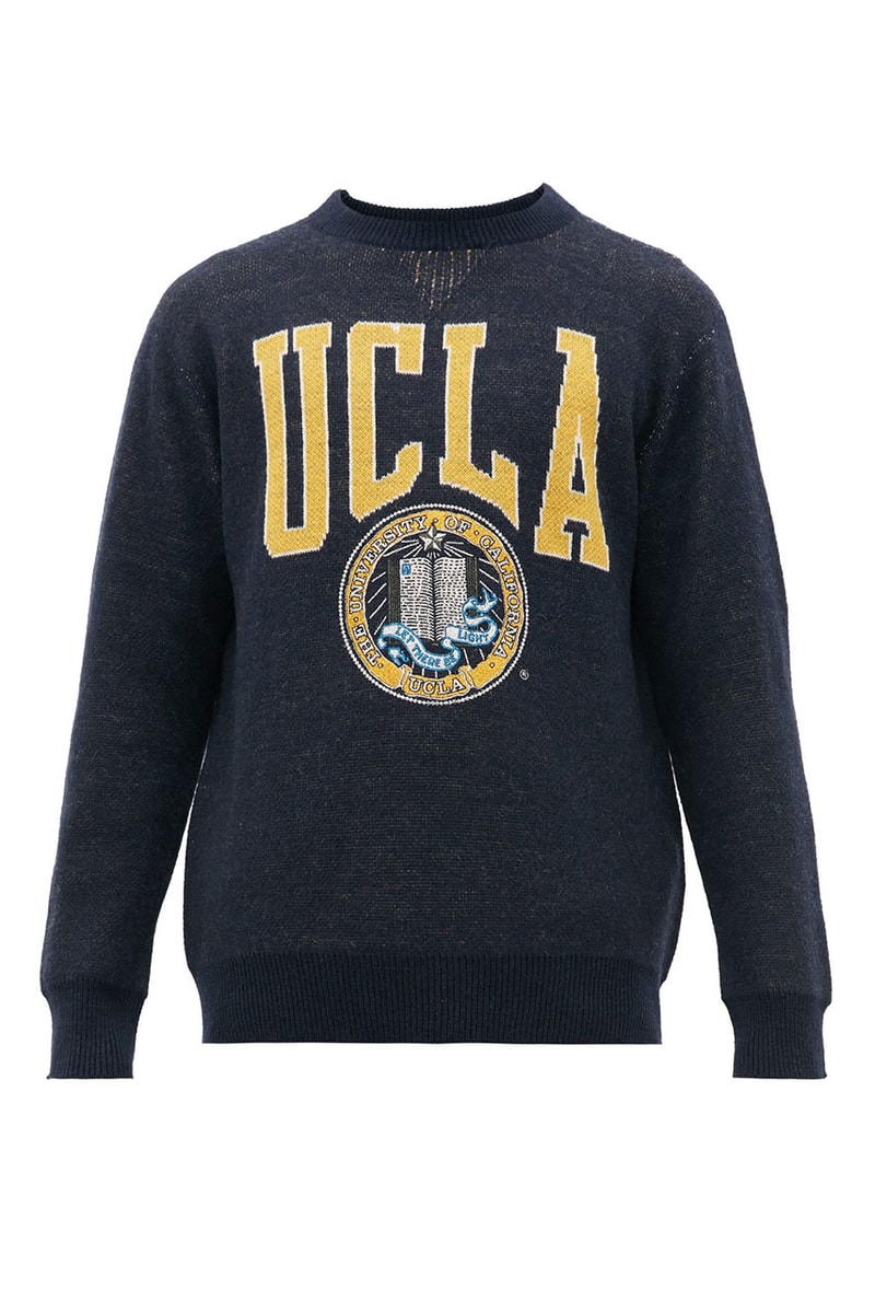 Junya Watanabe MAN FW19 UCLA Intarsia knit Sweater weave comme des garcons fall winter 2019 collection wool
