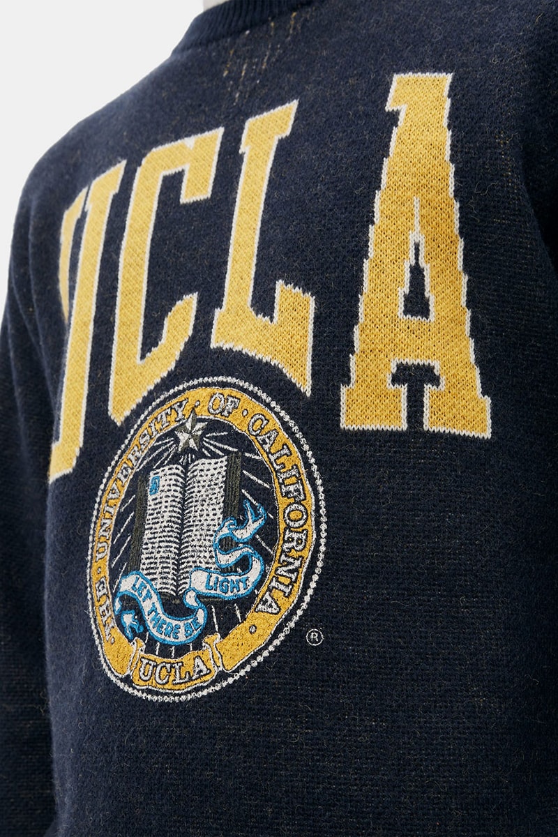 Junya Watanabe MAN FW19 UCLA Intarsia knit Sweater weave comme des garcons fall winter 2019 collection wool