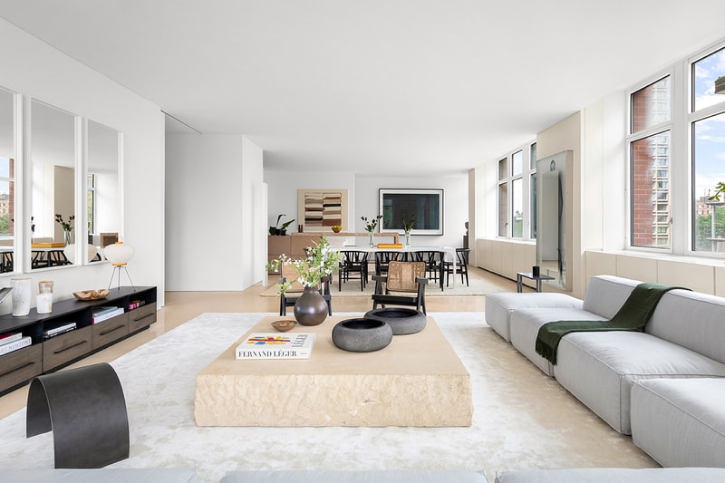 kanye west new york apartment city soho 25 west houston street core emily beare listing buy cop purchase kim kardashian design Claudio Silvestrin architect design minimal