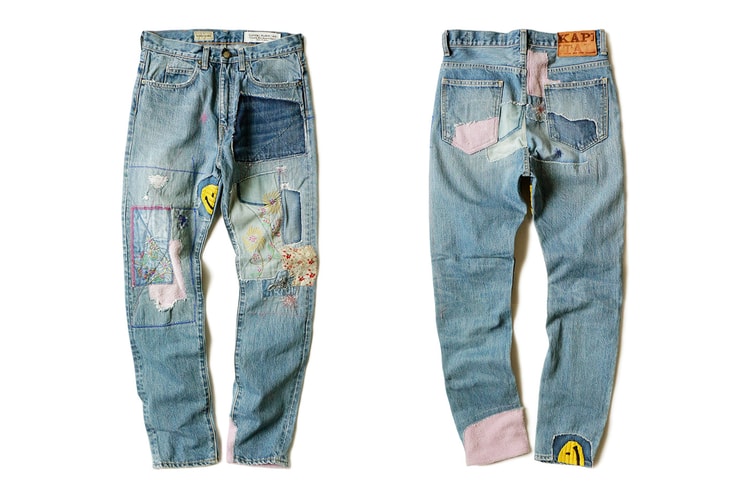 KAPITAL Drops Its Prized 14oz OKABILLY Gypsy Patchwork Denim in Washed Indigo