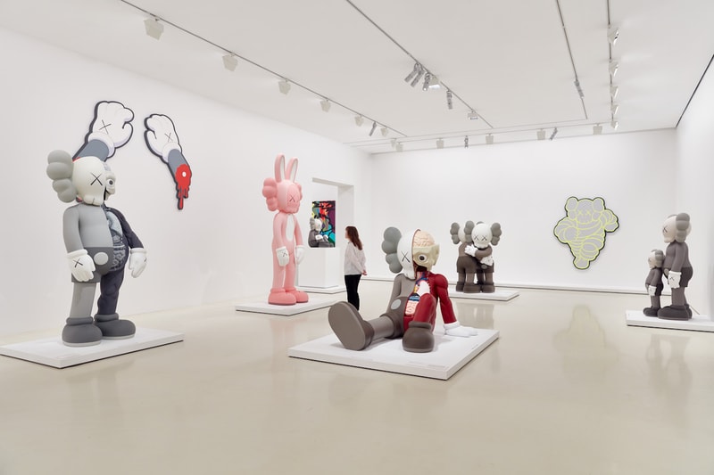 kaws companionship in the age of loneliness national gallery of victoria melbourne artworks exhibitions paintings sculptures vinyl figures