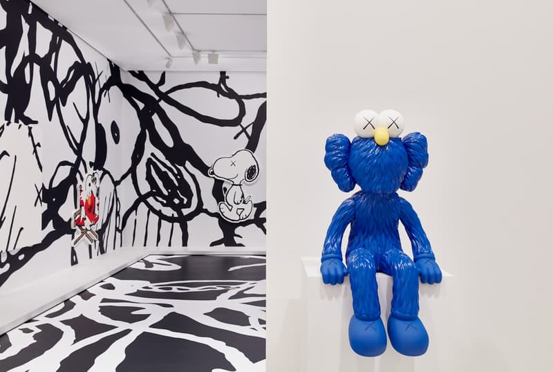 kaws companionship in the age of loneliness national gallery of victoria melbourne artworks exhibitions paintings sculptures vinyl figures