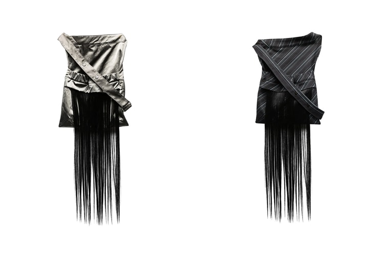 Kiko Kostadinov Drops Hair-Trimmed Messenger Bag