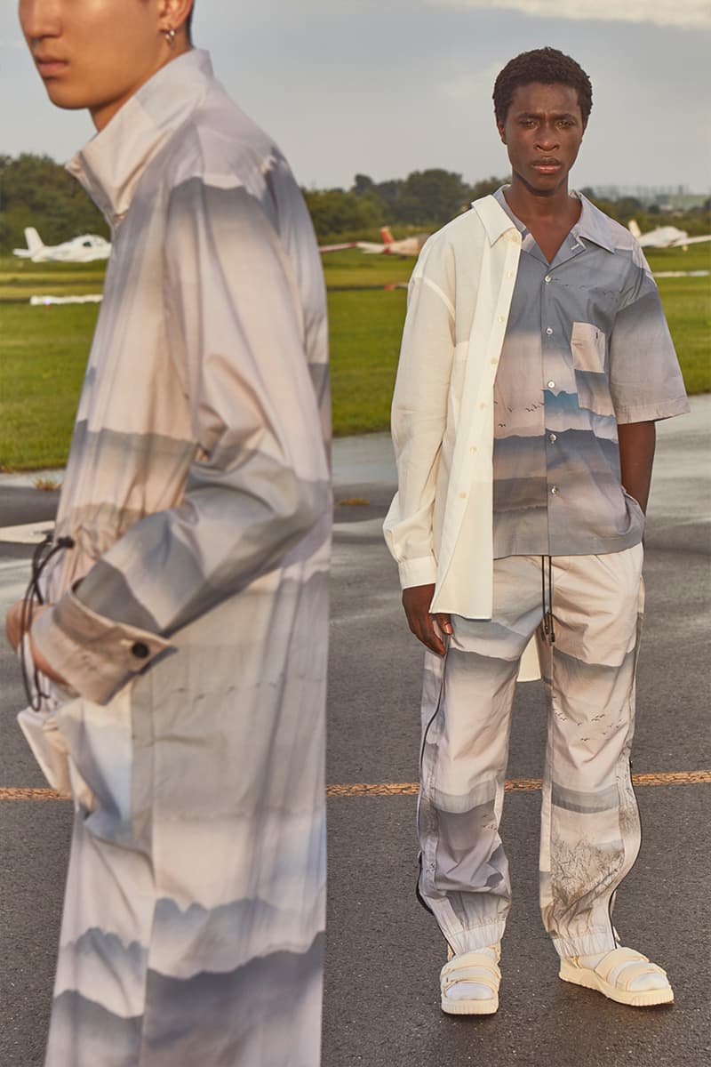 KINDAGARDEN Spring/Summer 2020 Lookbook Collection Work Shirts Trousers Jackets Black Beige Blue “Take me to nowhere/everywhere" Denim Sandals