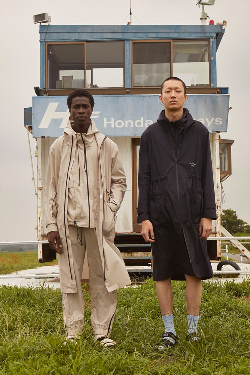 KINDAGARDEN Spring/Summer 2020 Lookbook Collection Work Shirts Trousers Jackets Black Beige Blue “Take me to nowhere/everywhere" Denim Sandals