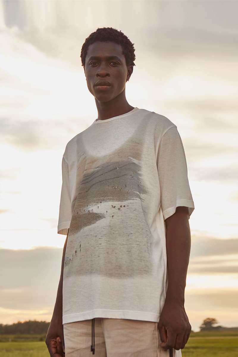 KINDAGARDEN Spring/Summer 2020 Lookbook Collection Work Shirts Trousers Jackets Black Beige Blue “Take me to nowhere/everywhere" Denim Sandals