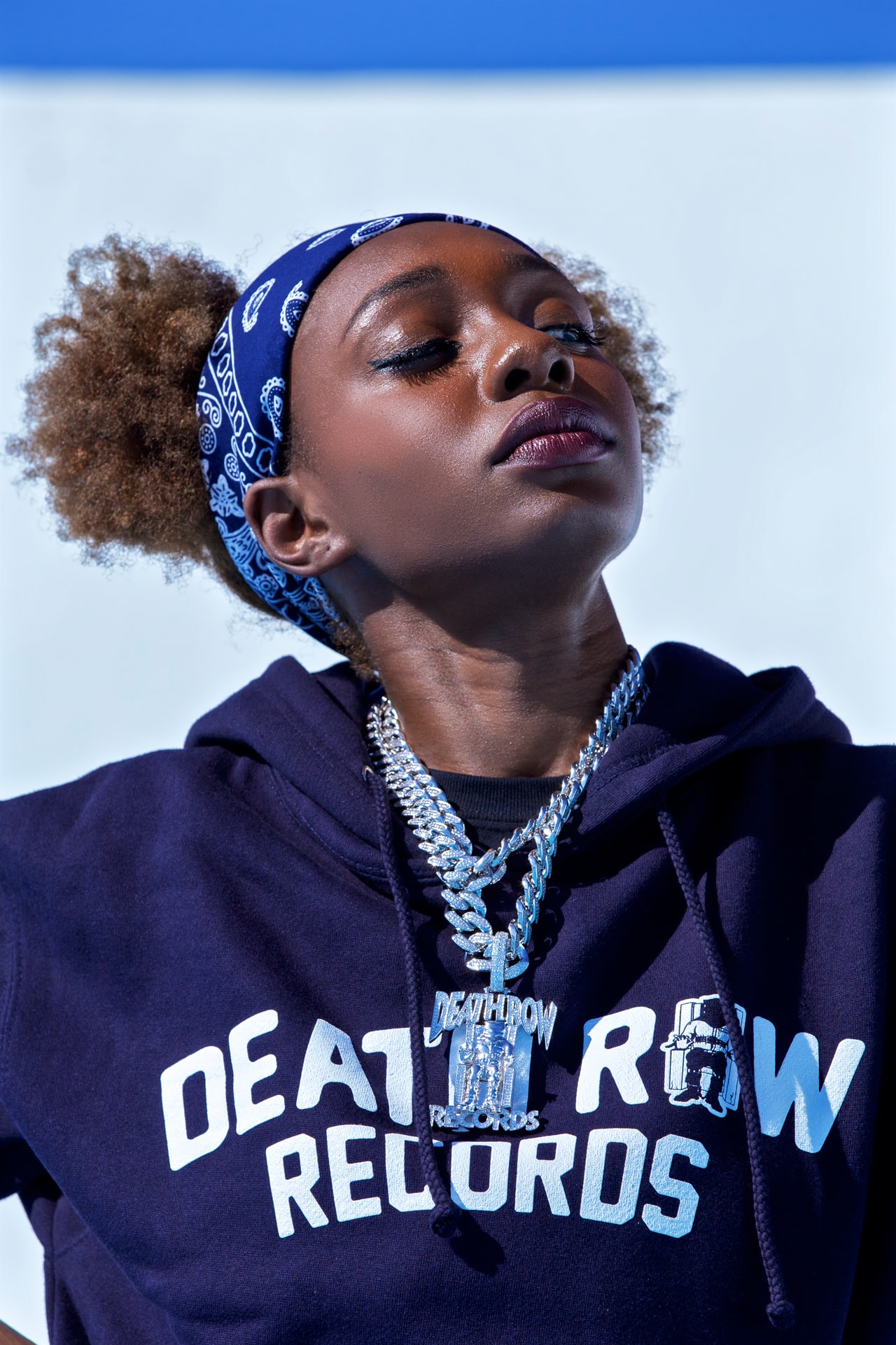 Death Row Records King Ice Jewelry hip-hop tupac snoop dogg iconic infamous logo chain pendant medallion wu tang chief keef fans west coast suge knight rap music