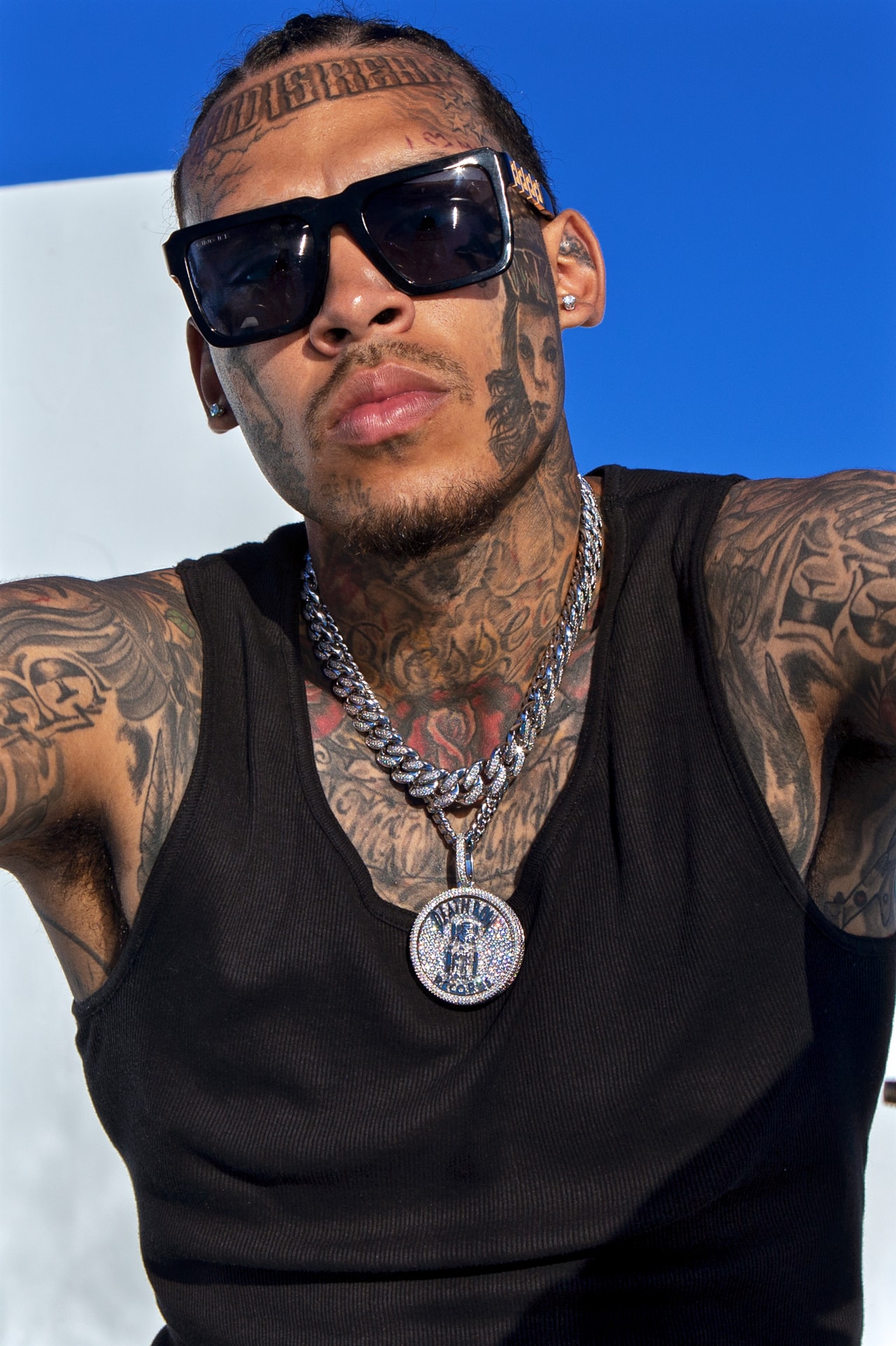 Death Row Records King Ice Jewelry hip-hop tupac snoop dogg iconic infamous logo chain pendant medallion wu tang chief keef fans west coast suge knight rap music