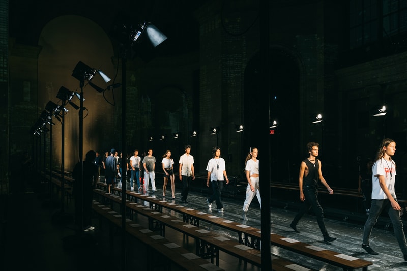 KITH AIR New York Fashion Week Show Backstage collection nyfw fw19 20 runway converse disney clarks def jam recordings chuck taylor ronnie fieg fall winter 2019 collaborations asics gel lyte new balance vogue alton brown winnie harlow adidas terrex clarks wallabee