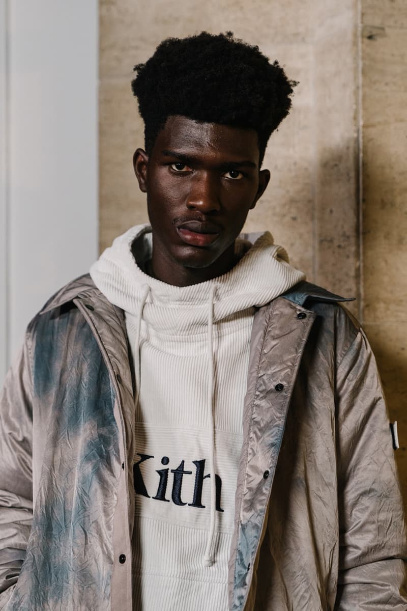 KITH AIR New York Fashion Week Show Backstage collection nyfw fw19 20 runway converse disney clarks def jam recordings chuck taylor ronnie fieg fall winter 2019 collaborations asics gel lyte new balance vogue alton brown winnie harlow adidas terrex clarks wallabee