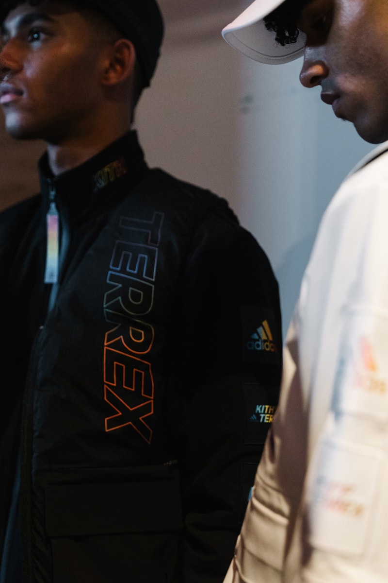 KITH AIR New York Fashion Week Show Backstage collection nyfw fw19 20 runway converse disney clarks def jam recordings chuck taylor ronnie fieg fall winter 2019 collaborations asics gel lyte new balance vogue alton brown winnie harlow adidas terrex clarks wallabee