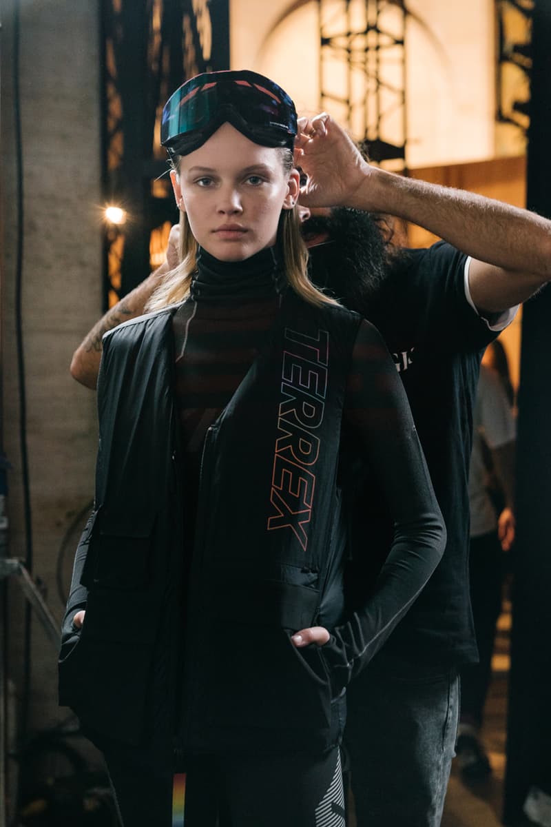 KITH AIR New York Fashion Week Show Backstage collection nyfw fw19 20 runway converse disney clarks def jam recordings chuck taylor ronnie fieg fall winter 2019 collaborations asics gel lyte new balance vogue alton brown winnie harlow adidas terrex clarks wallabee