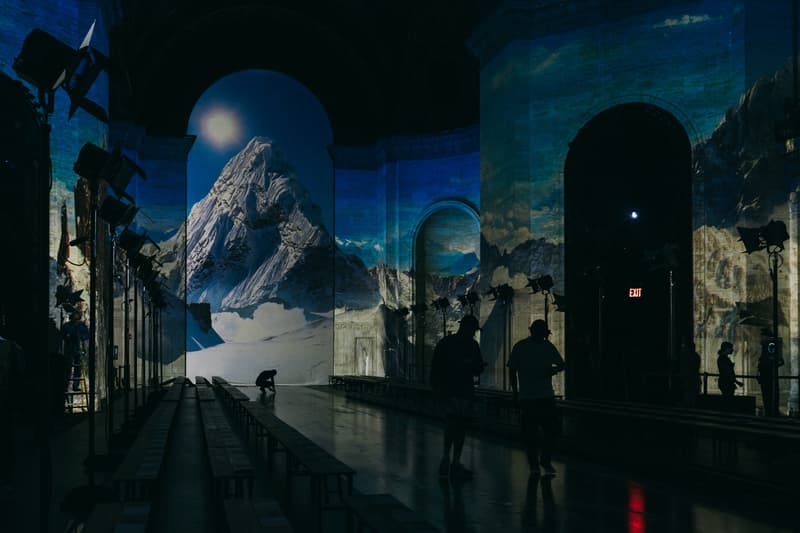 KITH AIR New York Fashion Week Show Backstage collection nyfw fw19 20 runway converse disney clarks def jam recordings chuck taylor ronnie fieg fall winter 2019 collaborations asics gel lyte new balance vogue alton brown winnie harlow adidas terrex clarks wallabee