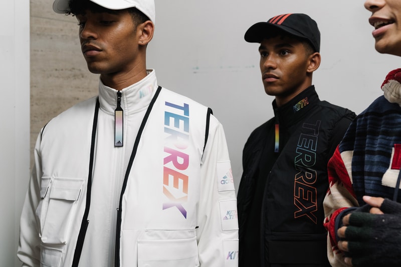 KITH AIR New York Fashion Week Show Backstage collection nyfw fw19 20 runway converse disney clarks def jam recordings chuck taylor ronnie fieg fall winter 2019 collaborations asics gel lyte new balance vogue alton brown winnie harlow adidas terrex clarks wallabee