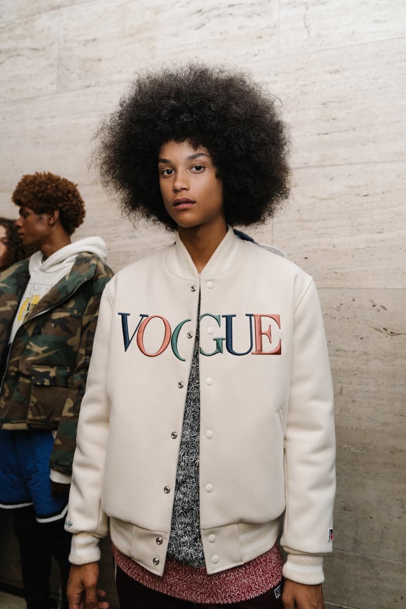 KITH AIR New York Fashion Week Show Backstage collection nyfw fw19 20 runway converse disney clarks def jam recordings chuck taylor ronnie fieg fall winter 2019 collaborations asics gel lyte new balance vogue alton brown winnie harlow adidas terrex clarks wallabee